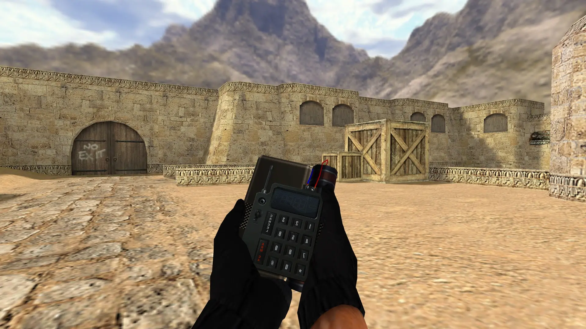 Def_one C4 on CS:S Hands — de_dust2 (first person)
