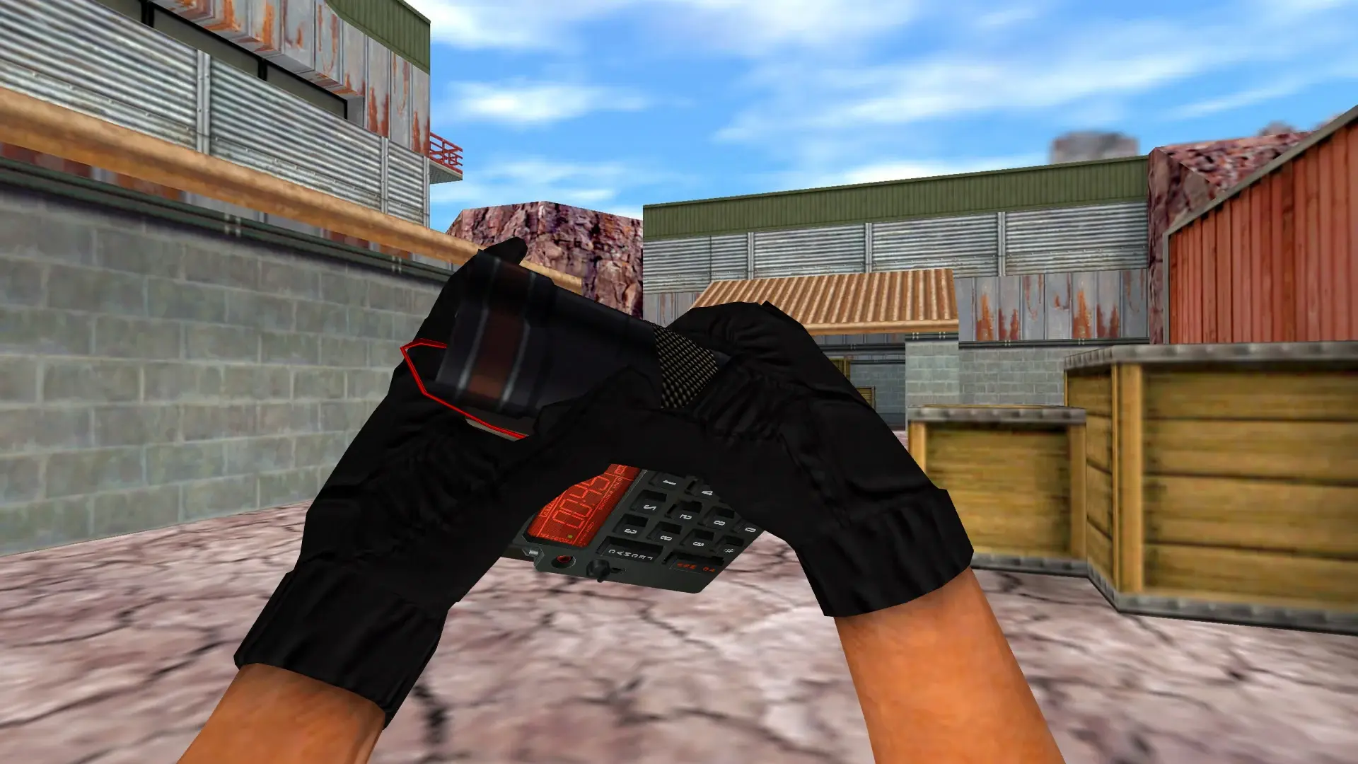 Def_one C4 on CS:S Hands — de_nuke (first person)