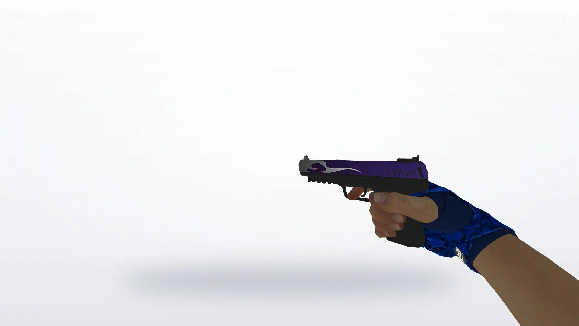 Five-SeveN: Hand Wraps Cobalt Skulls Pack — first person