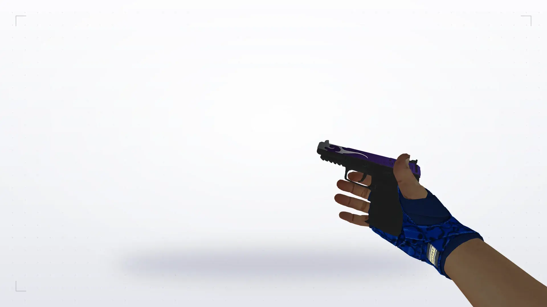 Five-SeveN: Hand Wraps Cobalt Skulls Pack — first person
