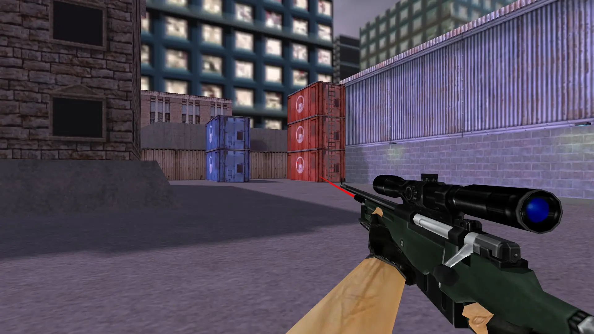AWP — Laser Sniper Pack — cs_assault (first person)