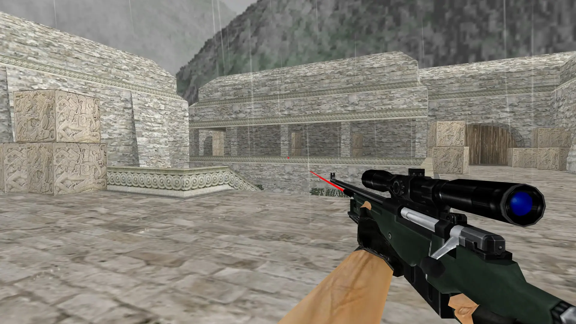 AWP — Laser Sniper Pack — de_aztec (first person)