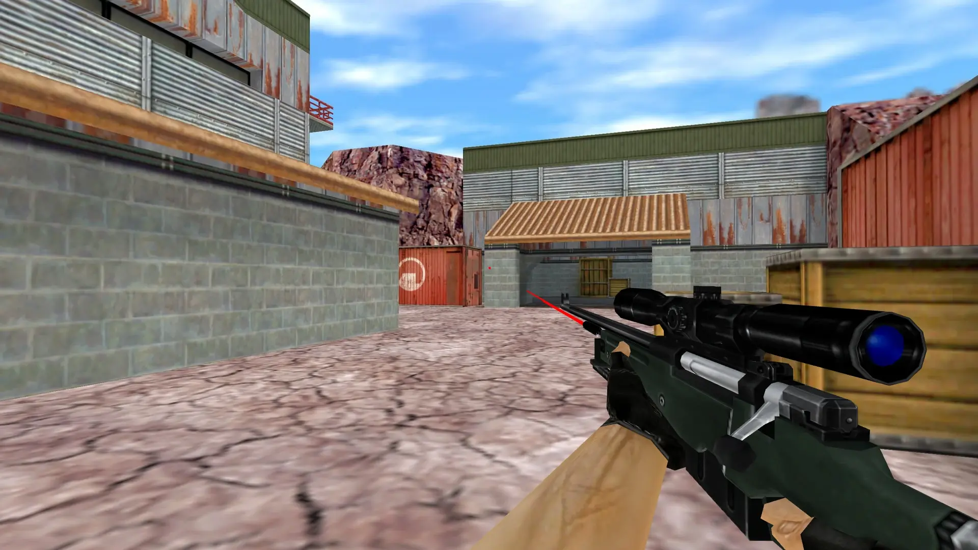 AWP — Laser Sniper Pack — de_nuke (first person)