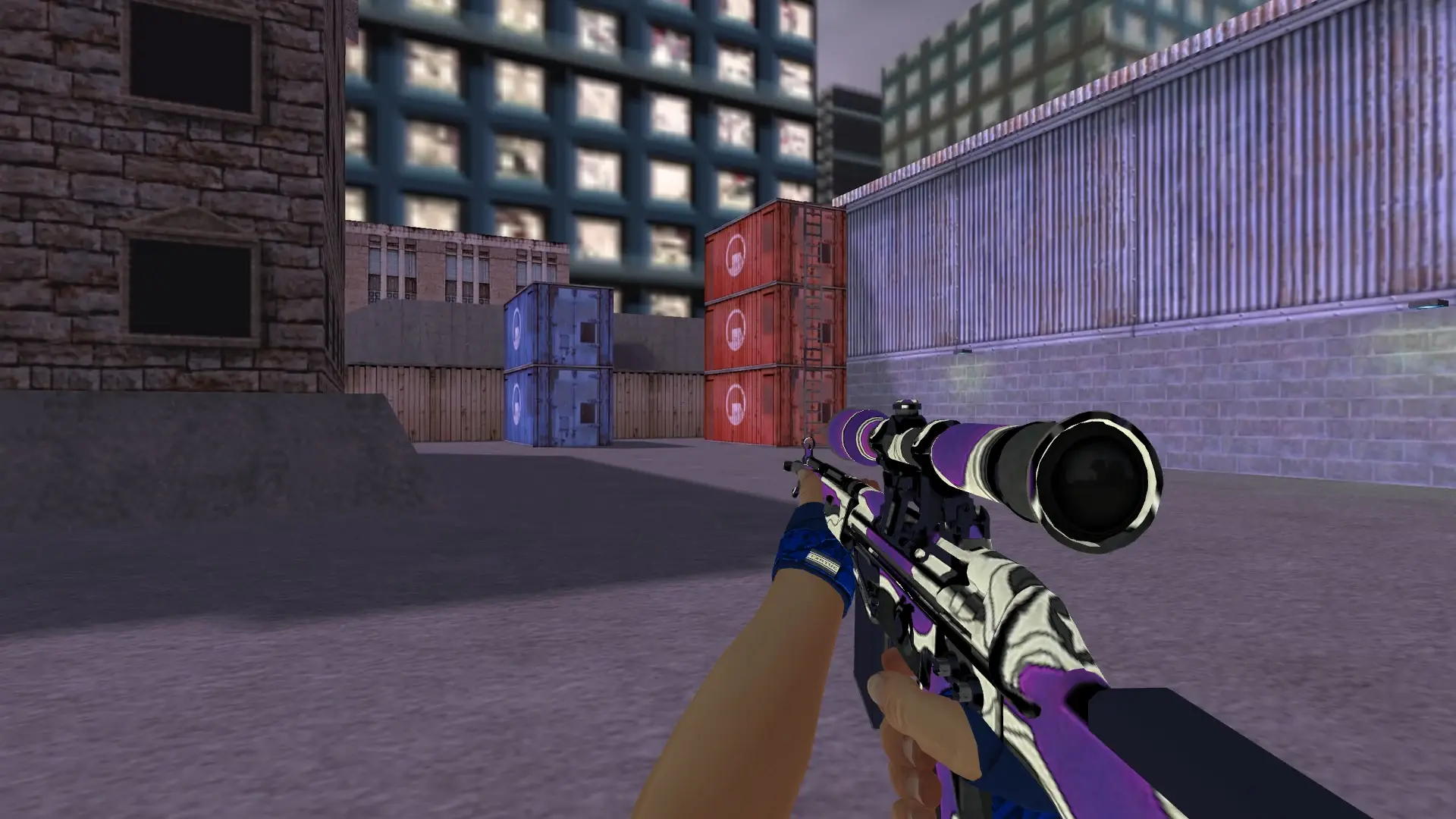 G3SG1: Hand Wraps Cobalt Skulls Pack — cs_assault (first person)