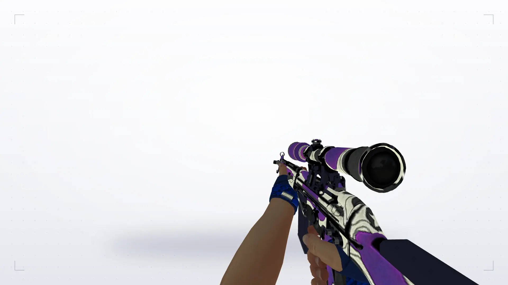 G3SG1: Hand Wraps Cobalt Skulls Pack — first person