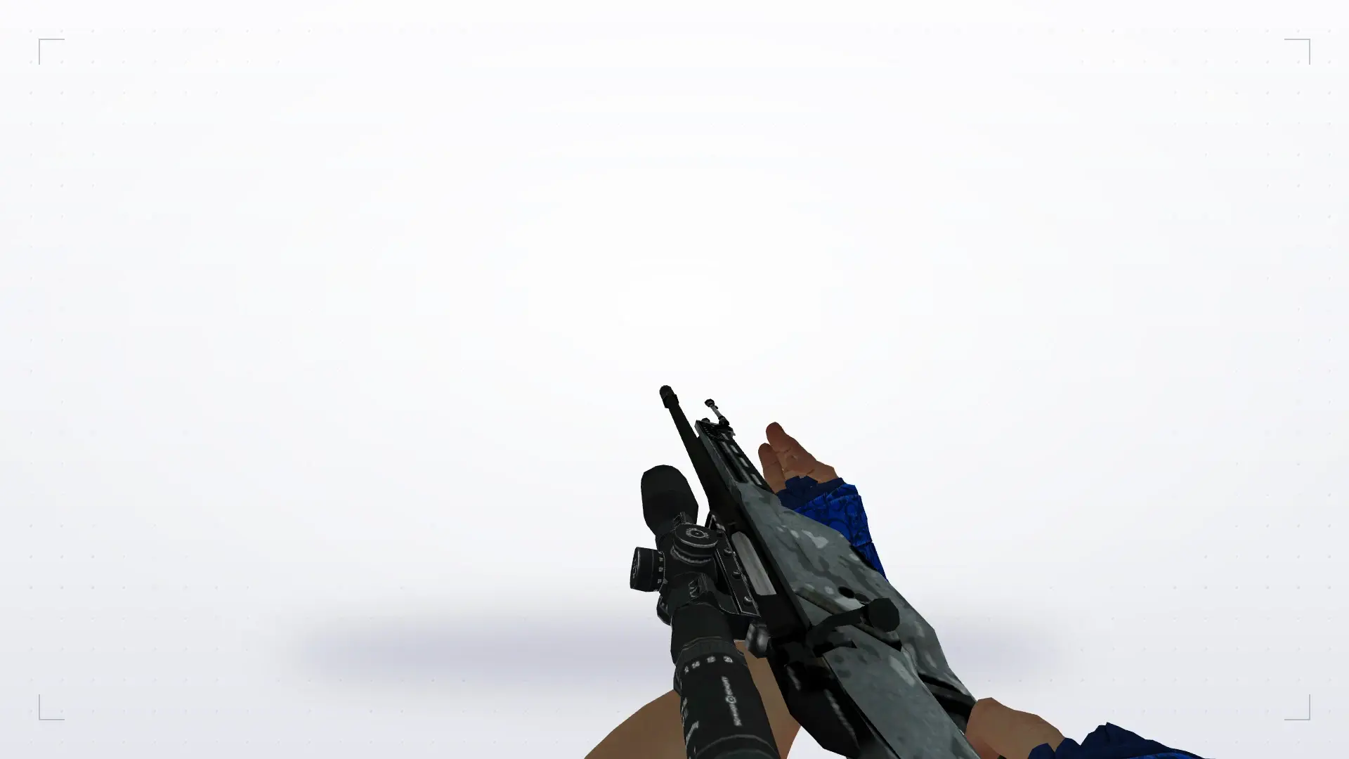 Scout: Hand Wraps Cobalt Skulls Pack — first person