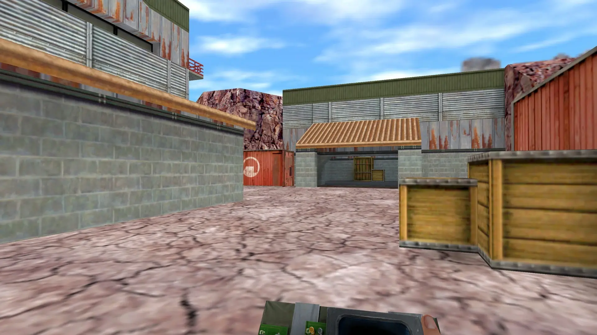Counter-Strike: Source C4 — de_nuke (first person)