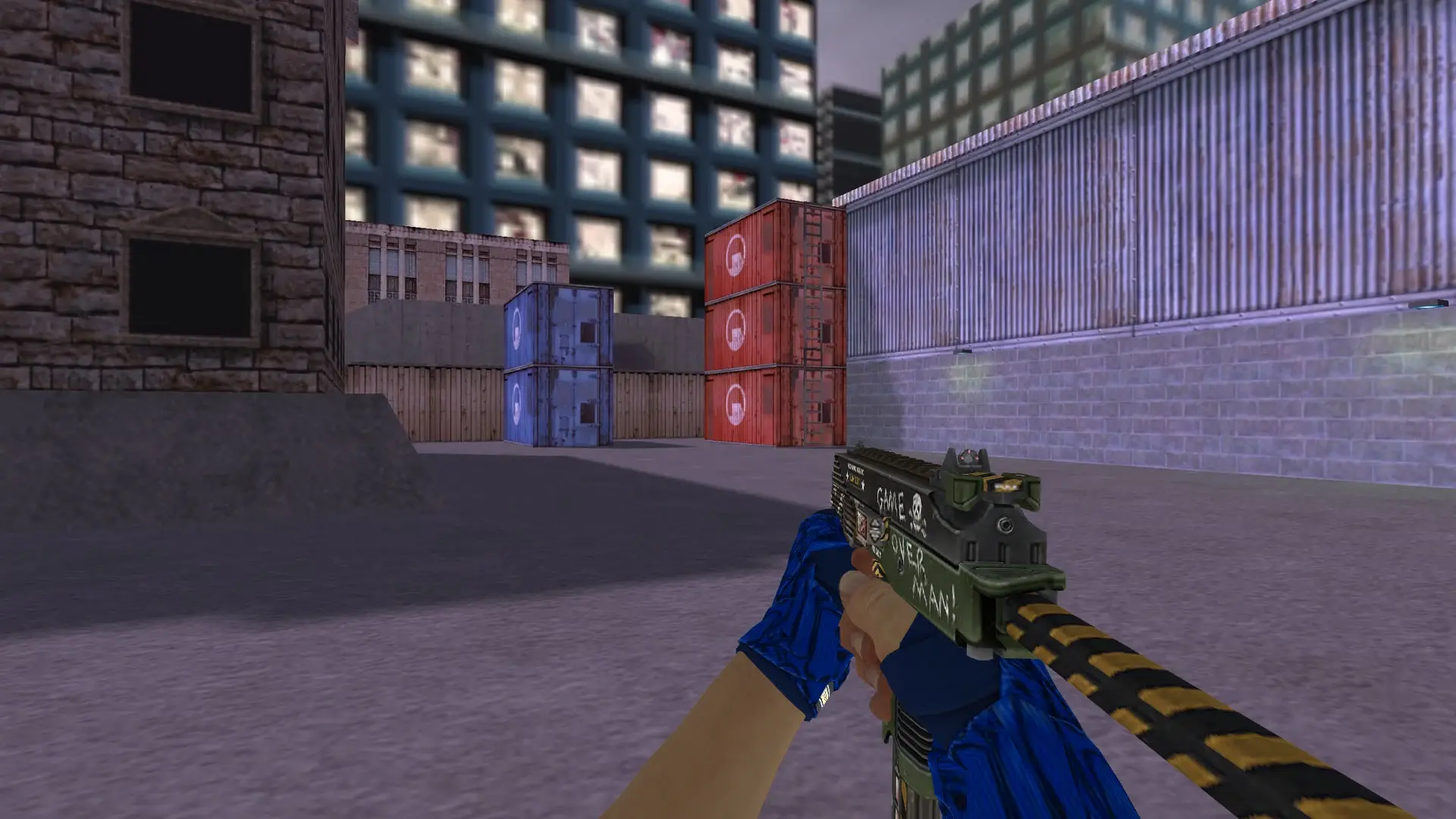TMP: Hand Wraps Cobalt Skulls Pack — cs_assault (first person)