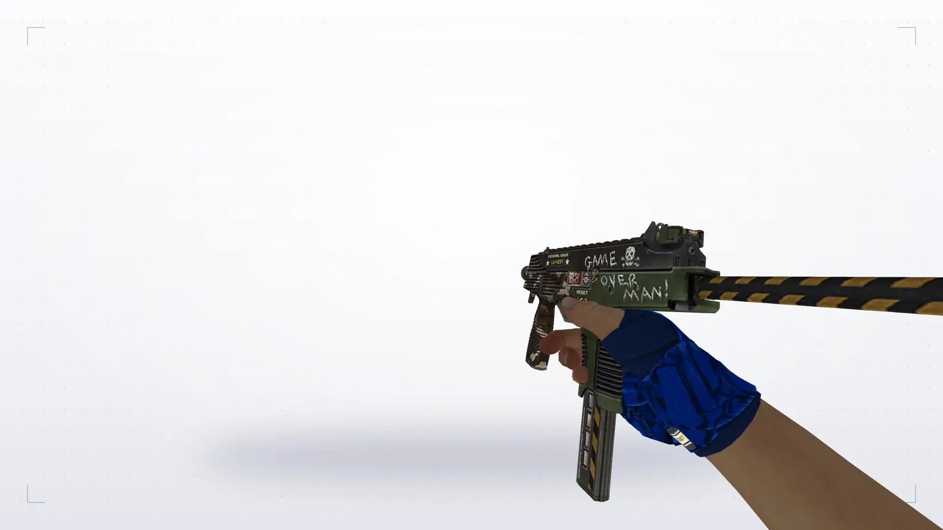 TMP: Hand Wraps Cobalt Skulls Pack — first person
