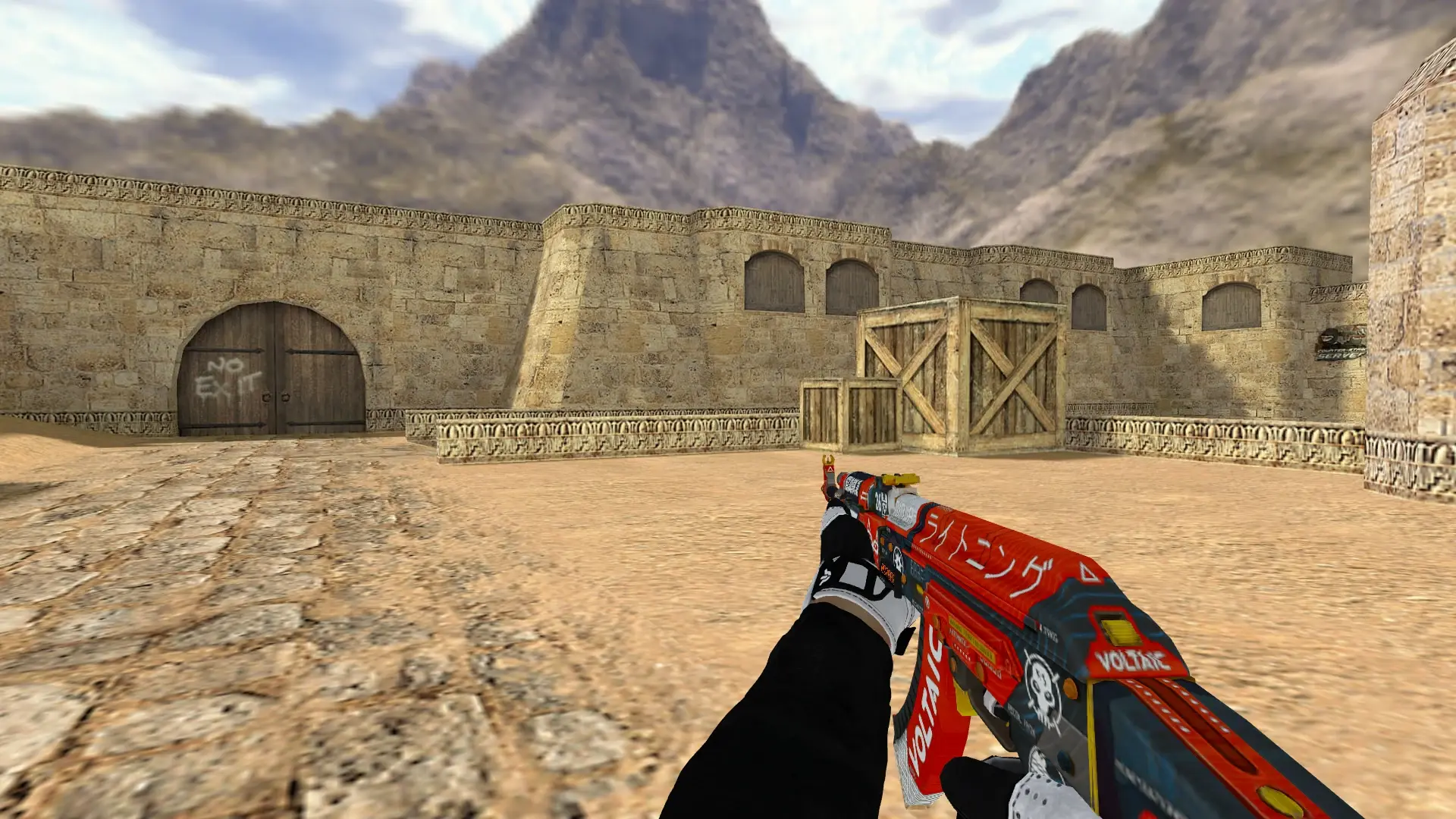 AK-47 — Batureis Sport Gloves Pack — de_dust2 (first person)