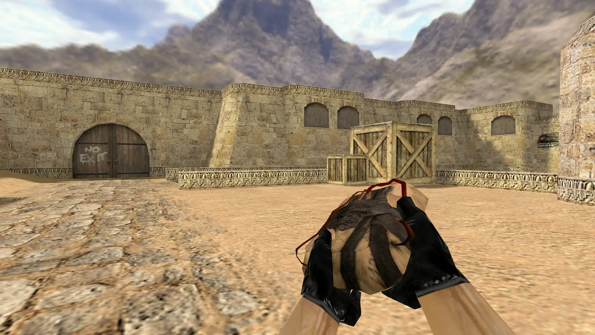 Call of Duty 4 C4 — de_dust2 (first person)