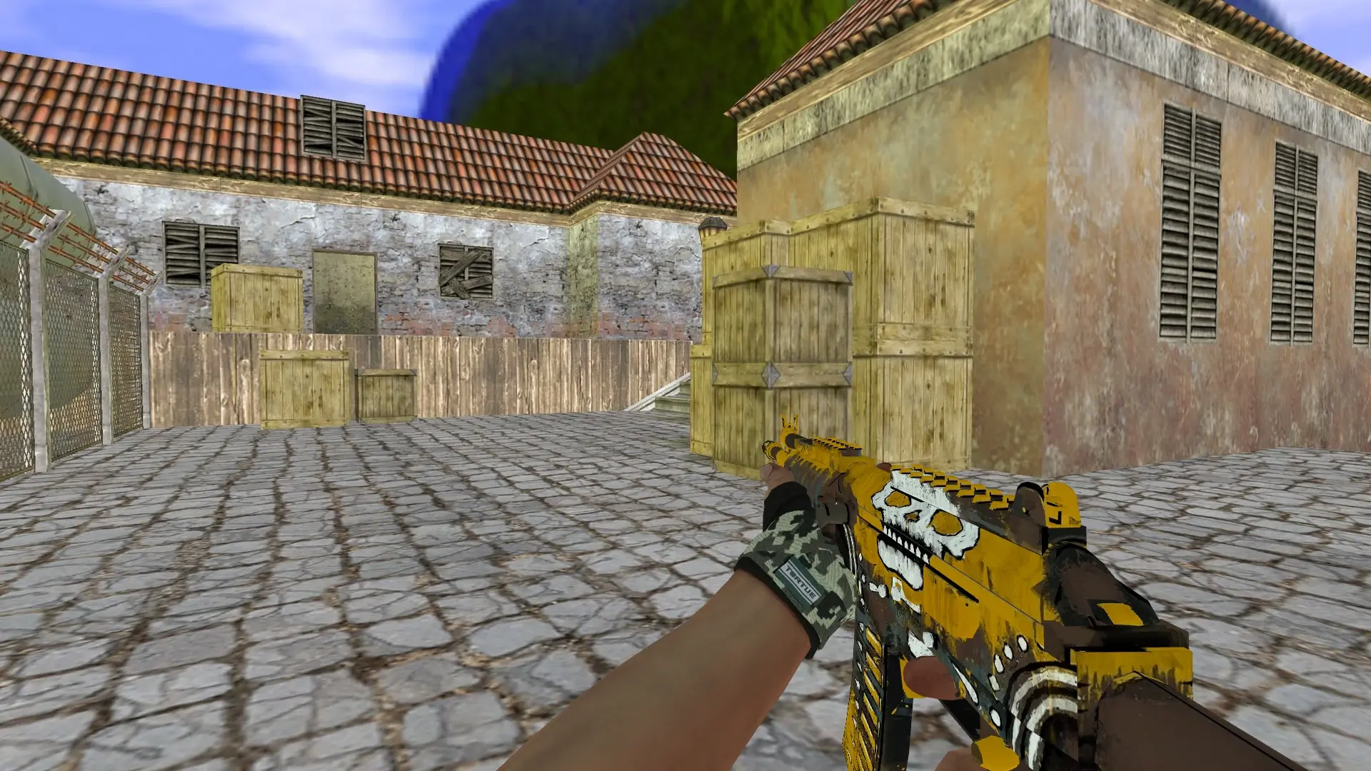 Galil: Hand Wraps Spruce DDPAT Pack — de_inferno (first person)