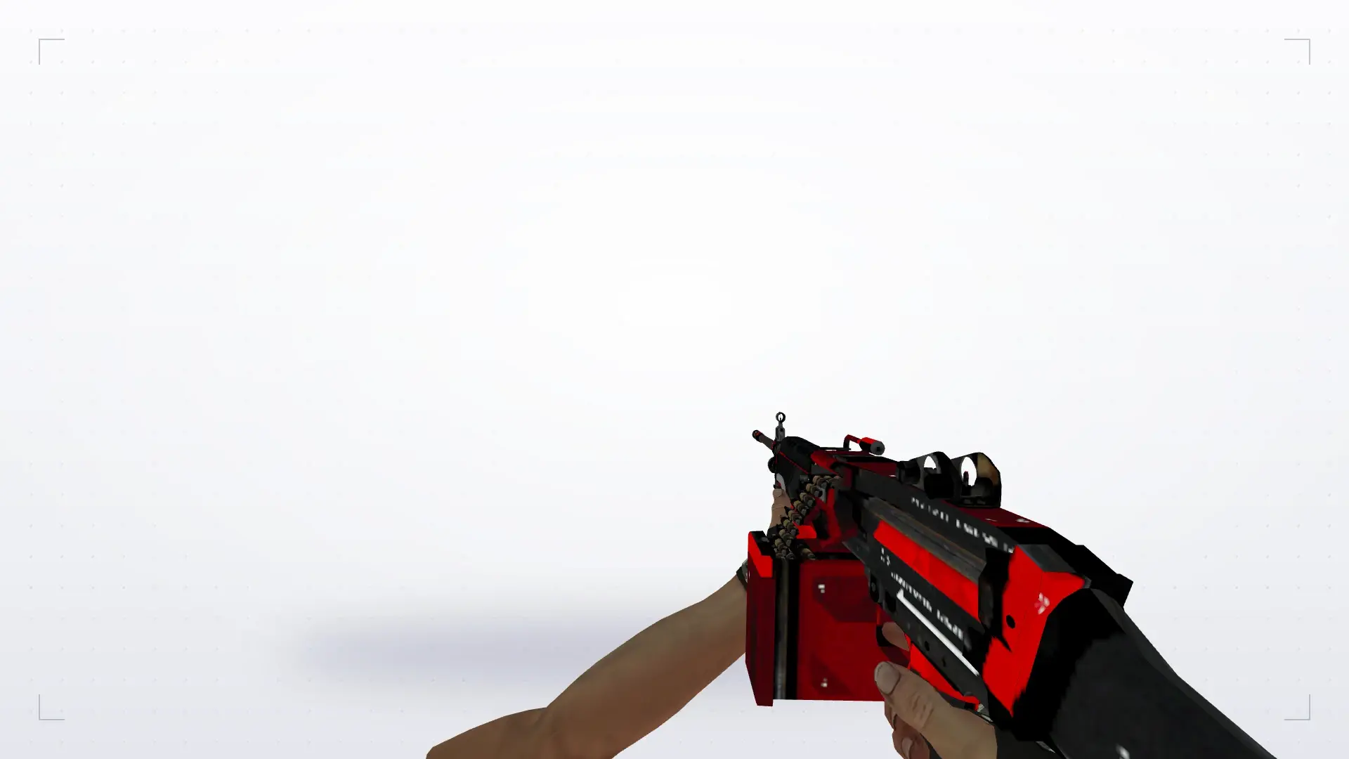 M249: Hand Wraps Spruce DDPAT Pack — first person