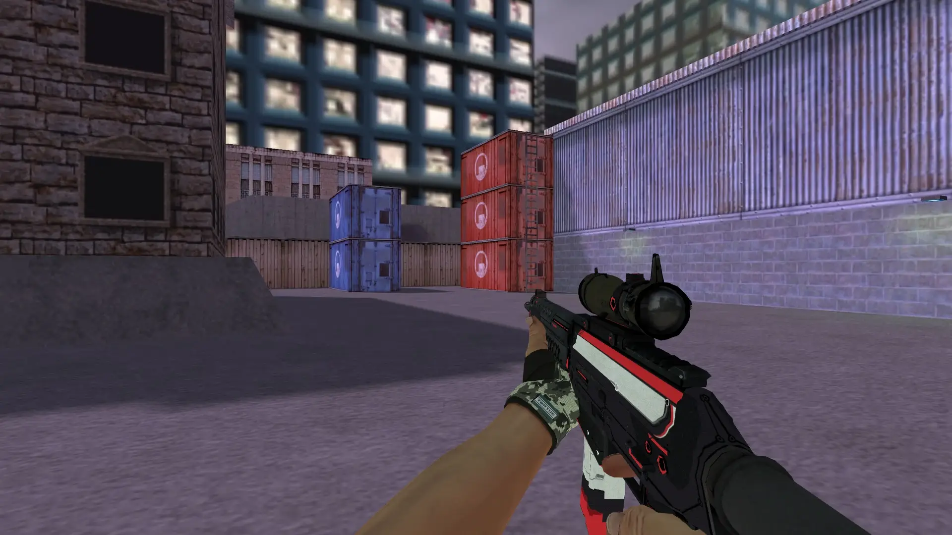 SG 552: Hand Wraps Spruce DDPAT Pack — cs_assault (first person)