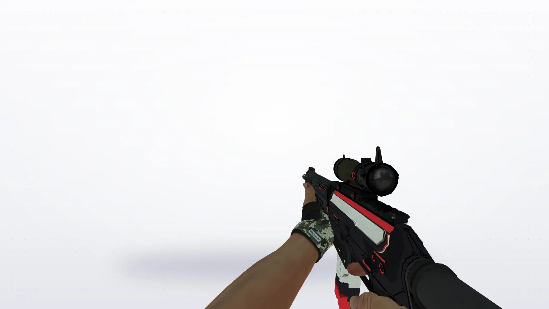 SG 552: Hand Wraps Spruce DDPAT Pack — first person