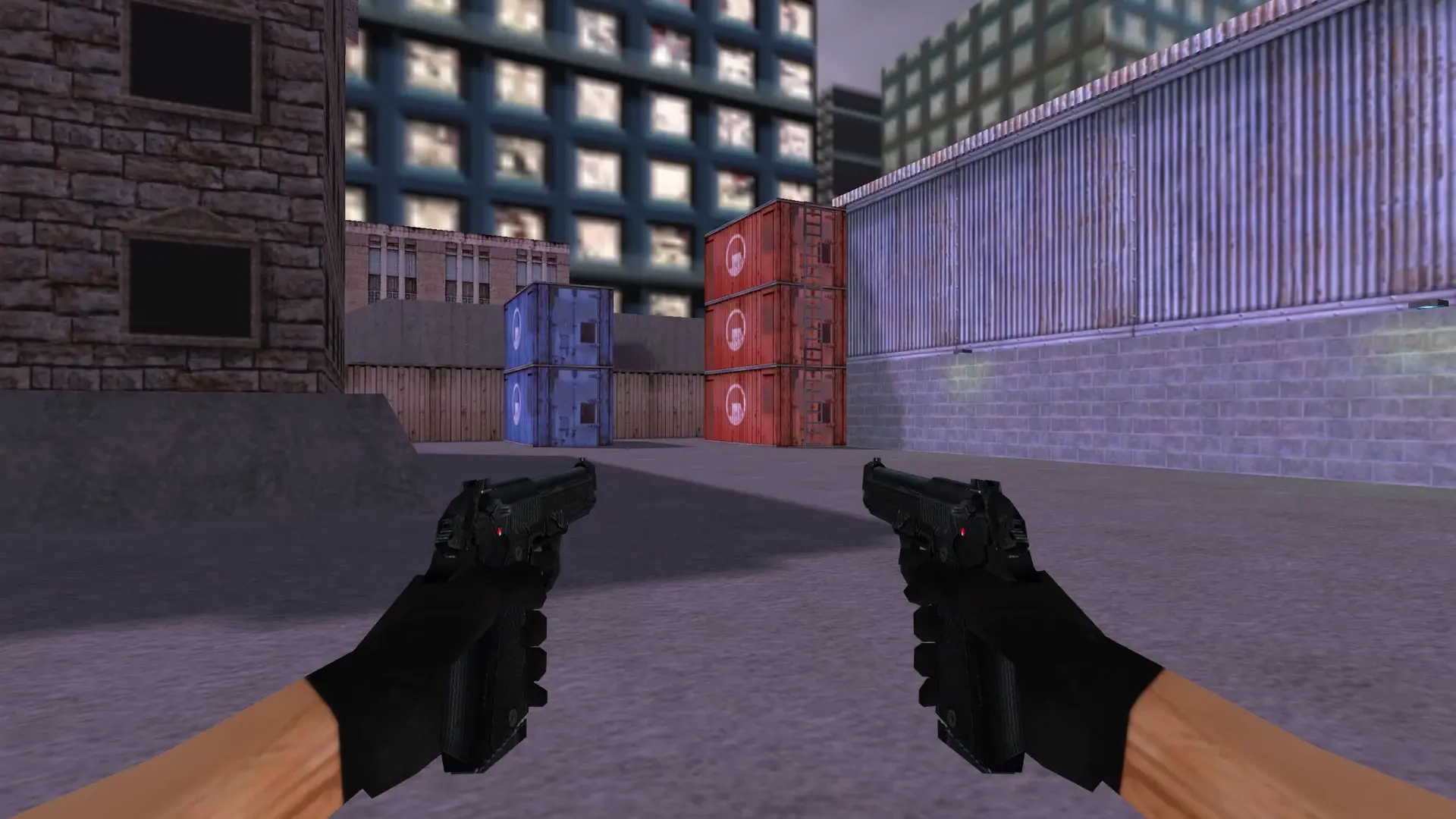 Dual Berettas: HD Weapon Model Pack — cs_assault (first person)