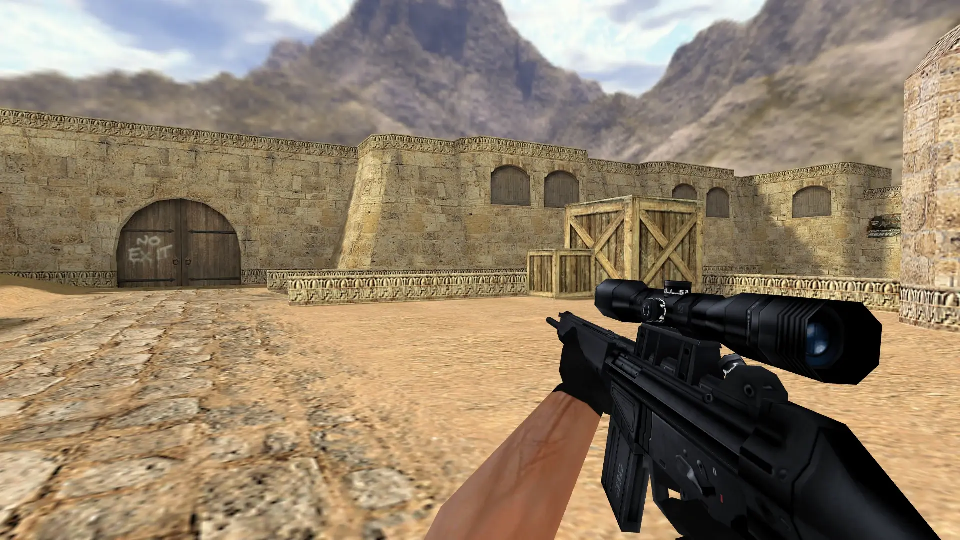 G3SG1: HD Weapon Model Pack — de_dust2 (first person)