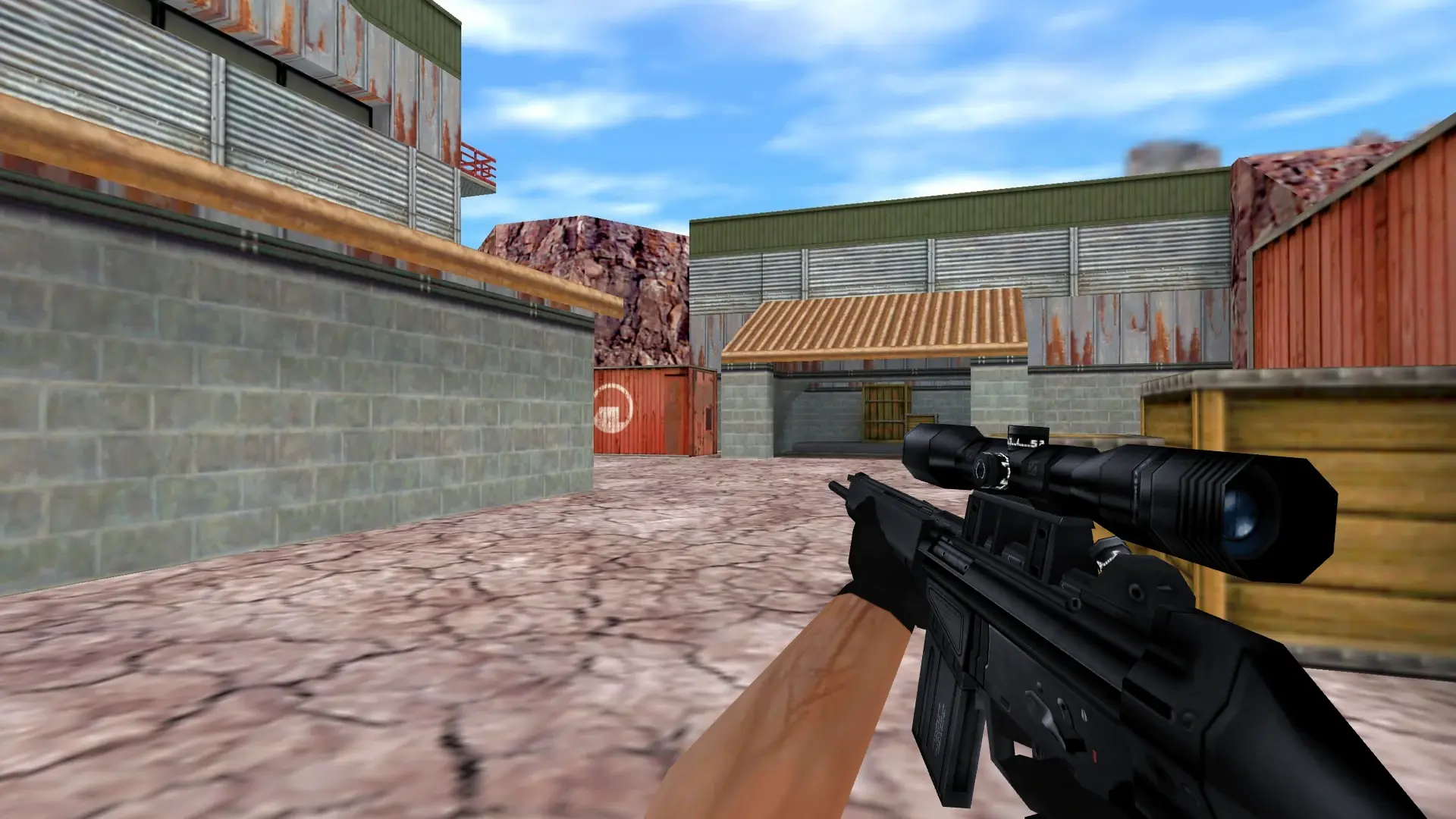 G3SG1: HD Weapon Model Pack — de_nuke (first person)