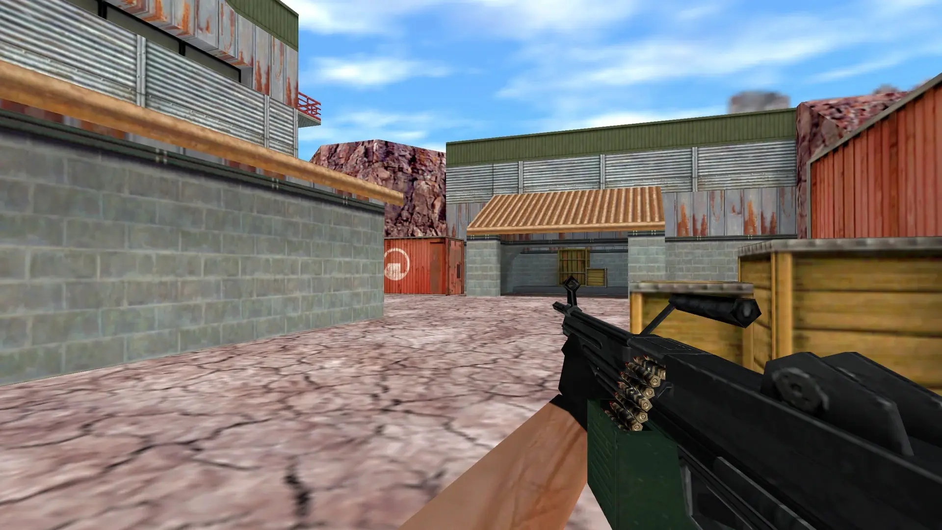 M249: HD Weapon Model Pack — de_nuke (first person)