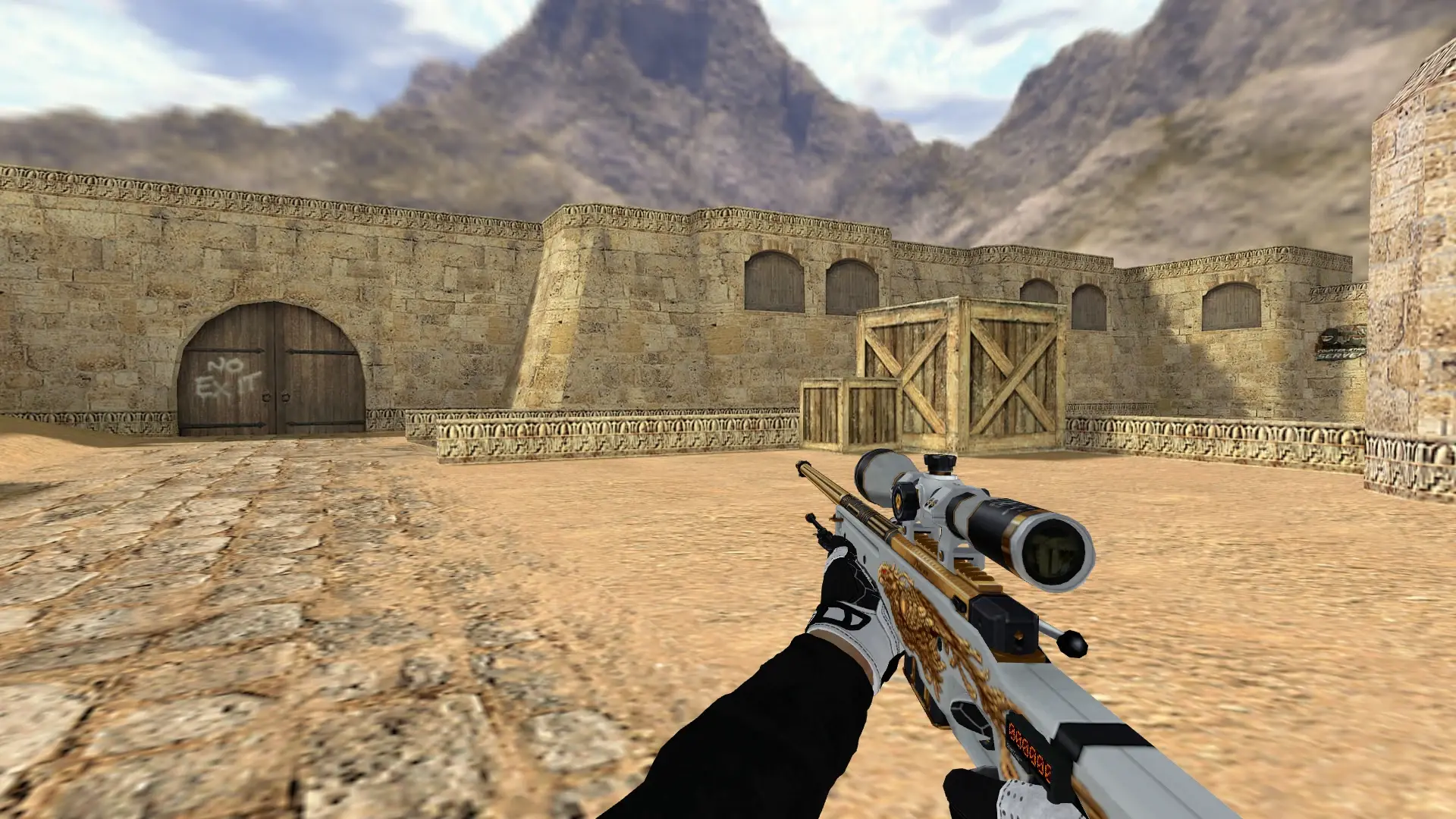 AWP — Batureis Sport Gloves Pack — de_dust2 (first person)