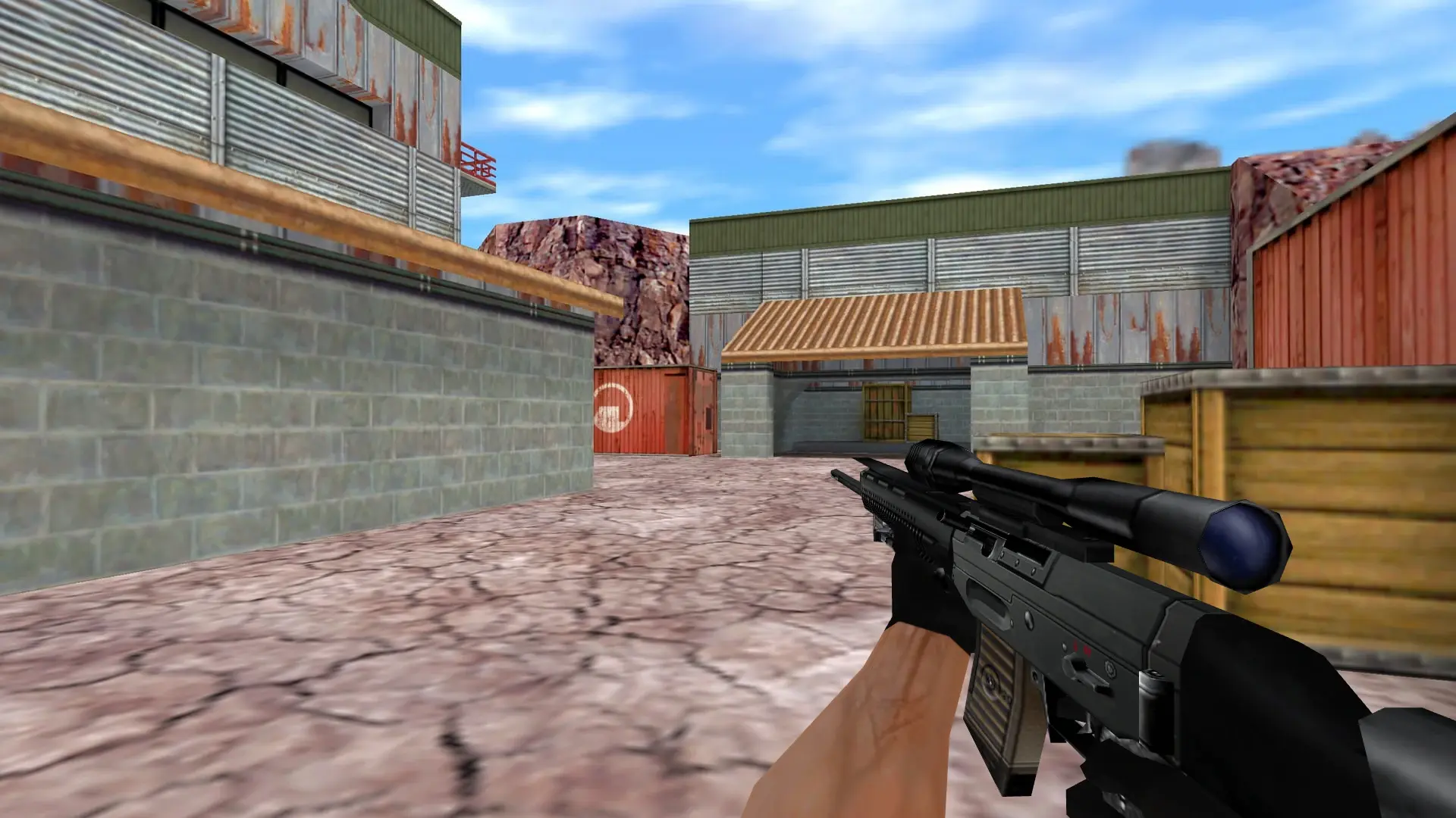 SG 550: HD Weapon Model Pack — de_nuke (first person)