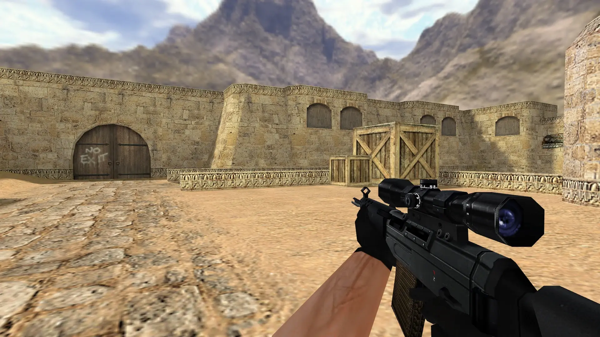 SG 552: HD Weapon Model Pack — de_dust2 (first person)