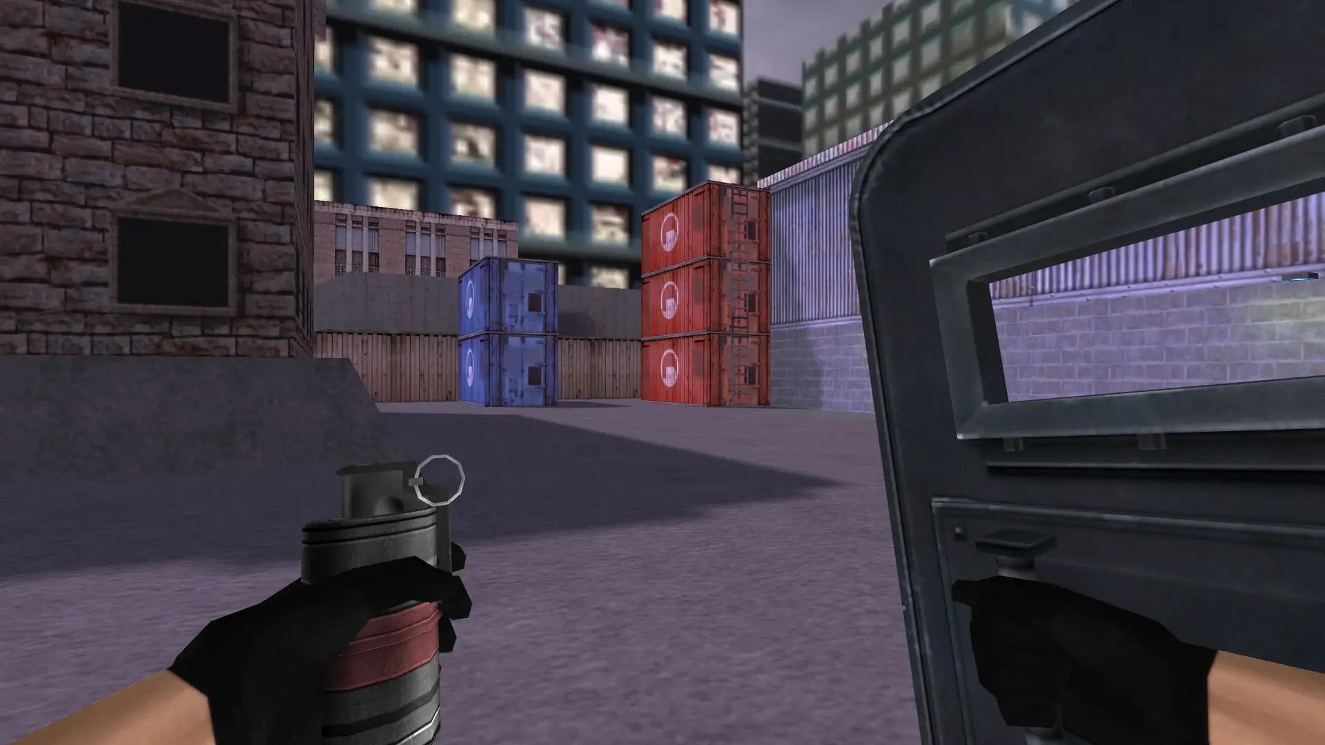 Shield and HE Grenade: HD Weapon Model Pack — cs_assault (first person)