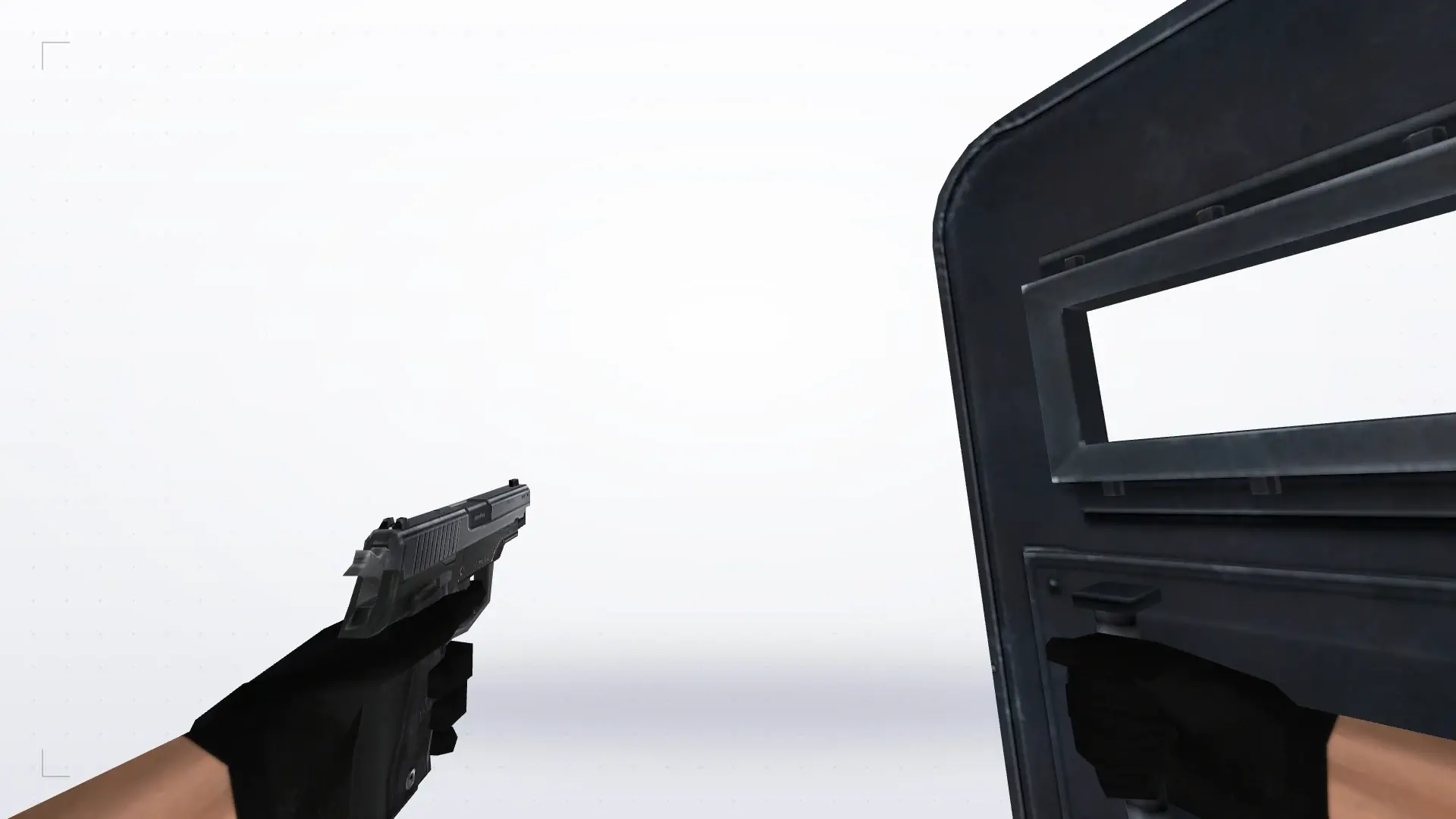 Shield and P228: HD Weapon Model Pack — first person