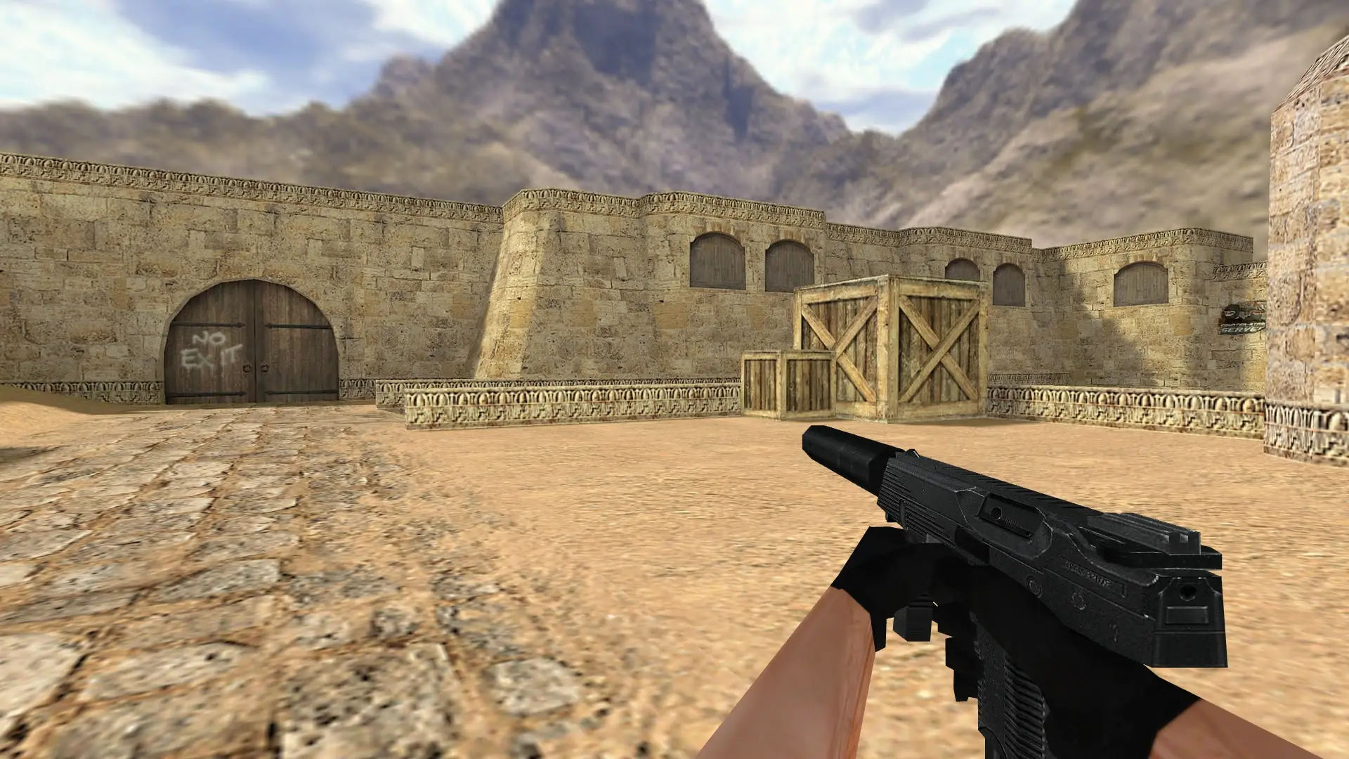 TMP: HD Weapon Model Pack — de_dust2 (first person)