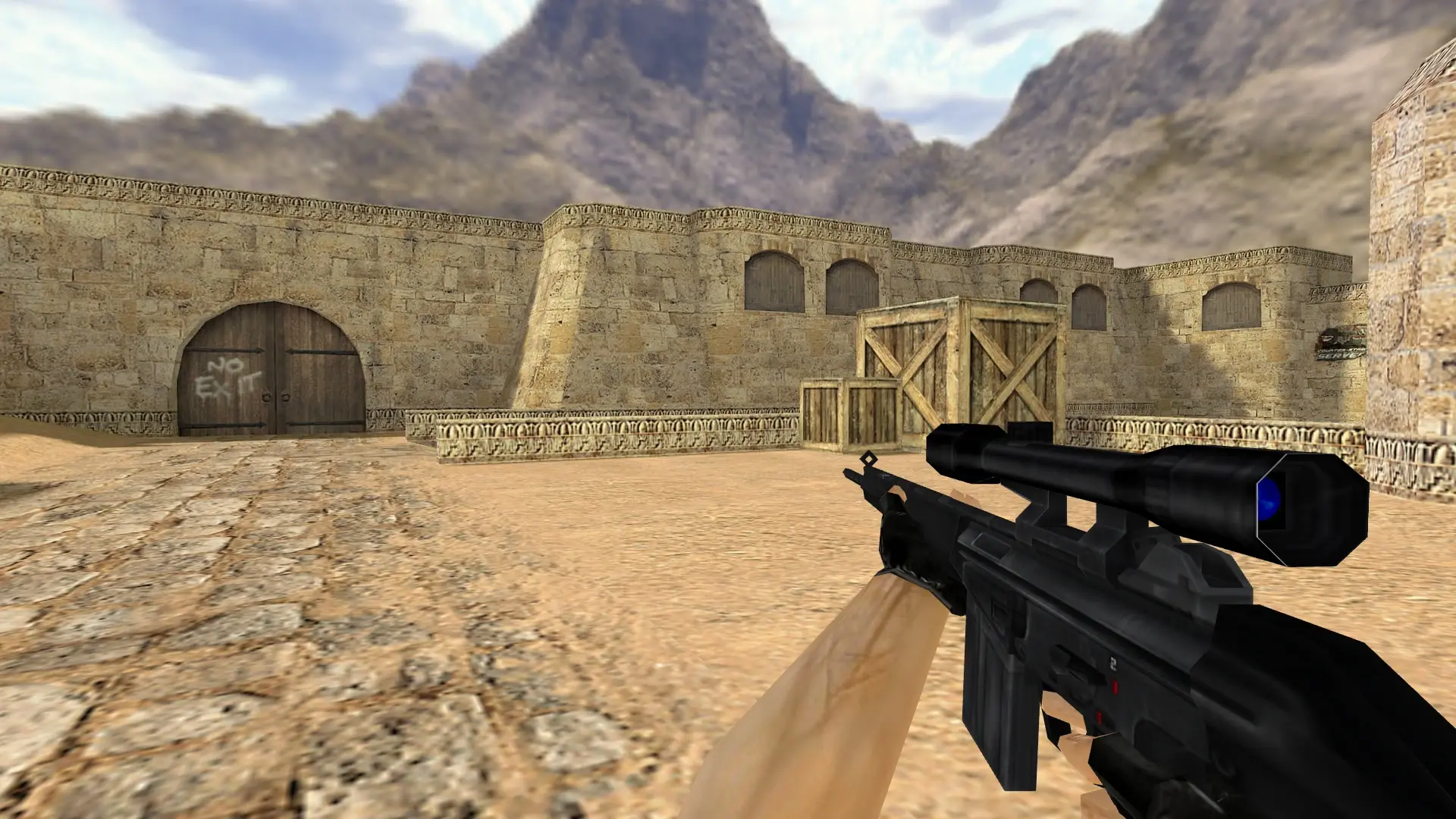G3SG1: HLTV Weapon Models — de_dust2 (first person)