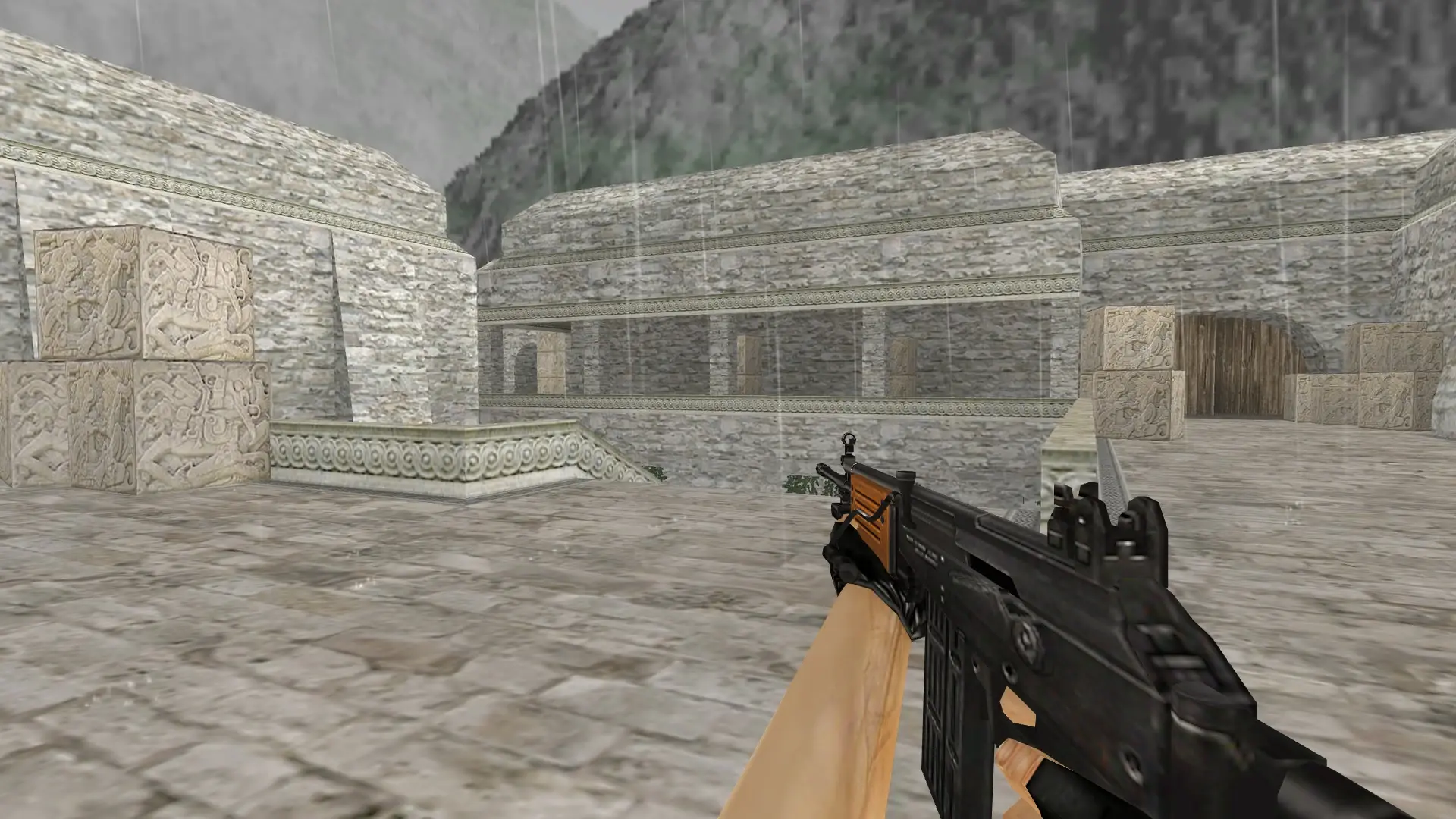 Galil: HLTV Weapon Models — de_aztec (first person)