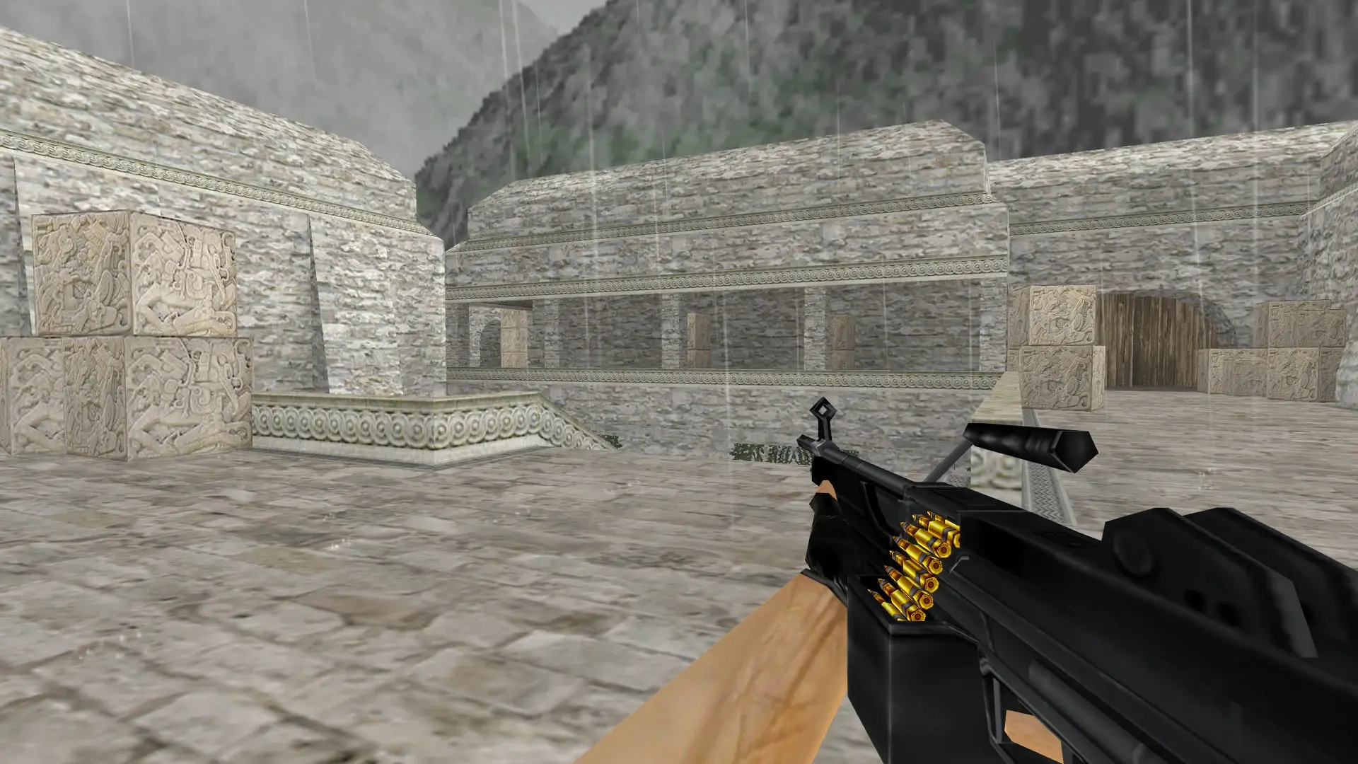 M249: HLTV Weapon Models — de_aztec (first person)
