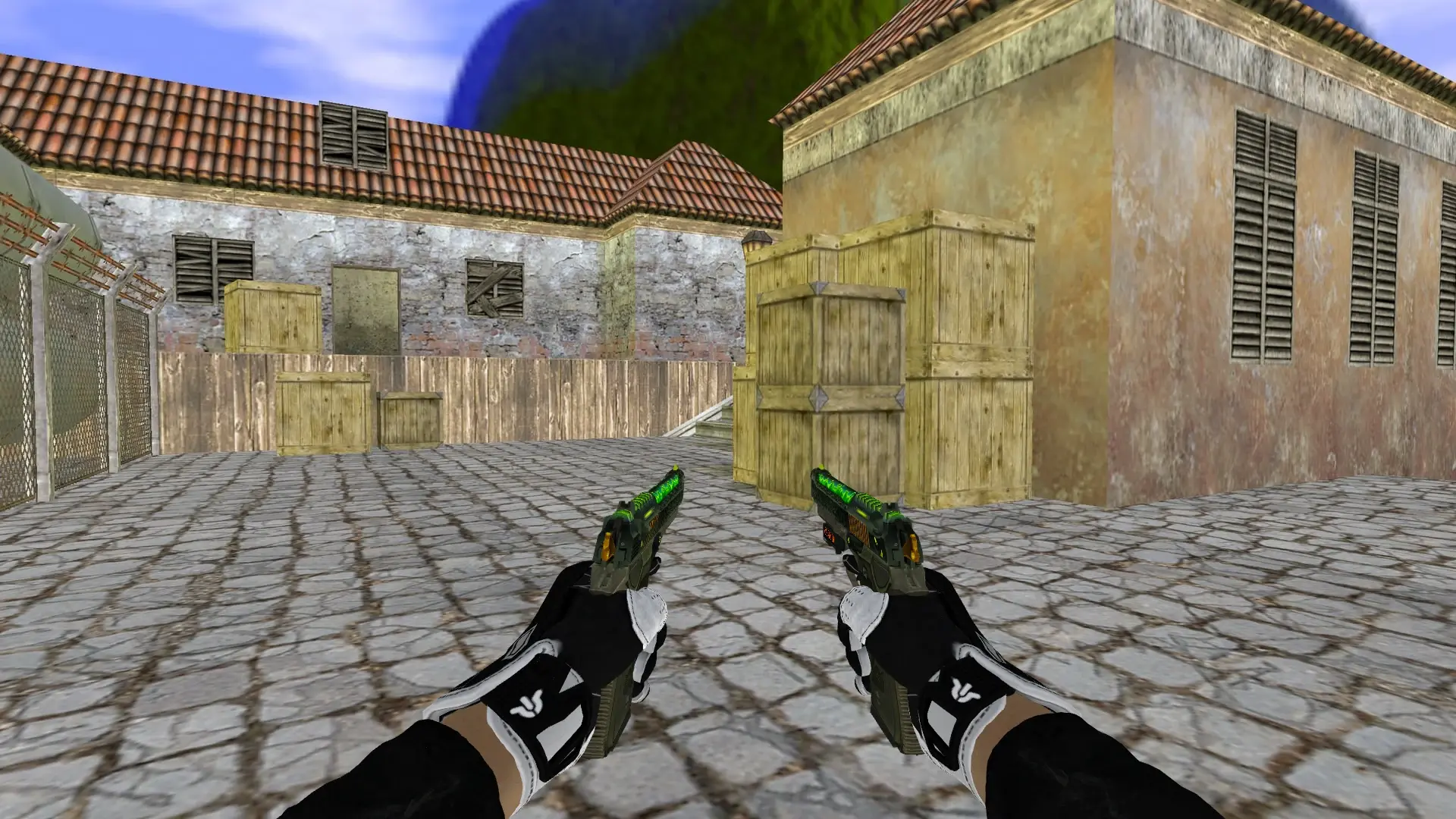 Dual Berettas — Batureis Sport Gloves Pack — de_inferno (first person)