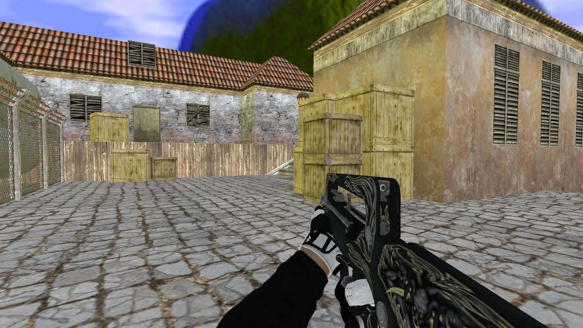 FAMAS — Batureis Sport Gloves Pack — de_inferno (first person)