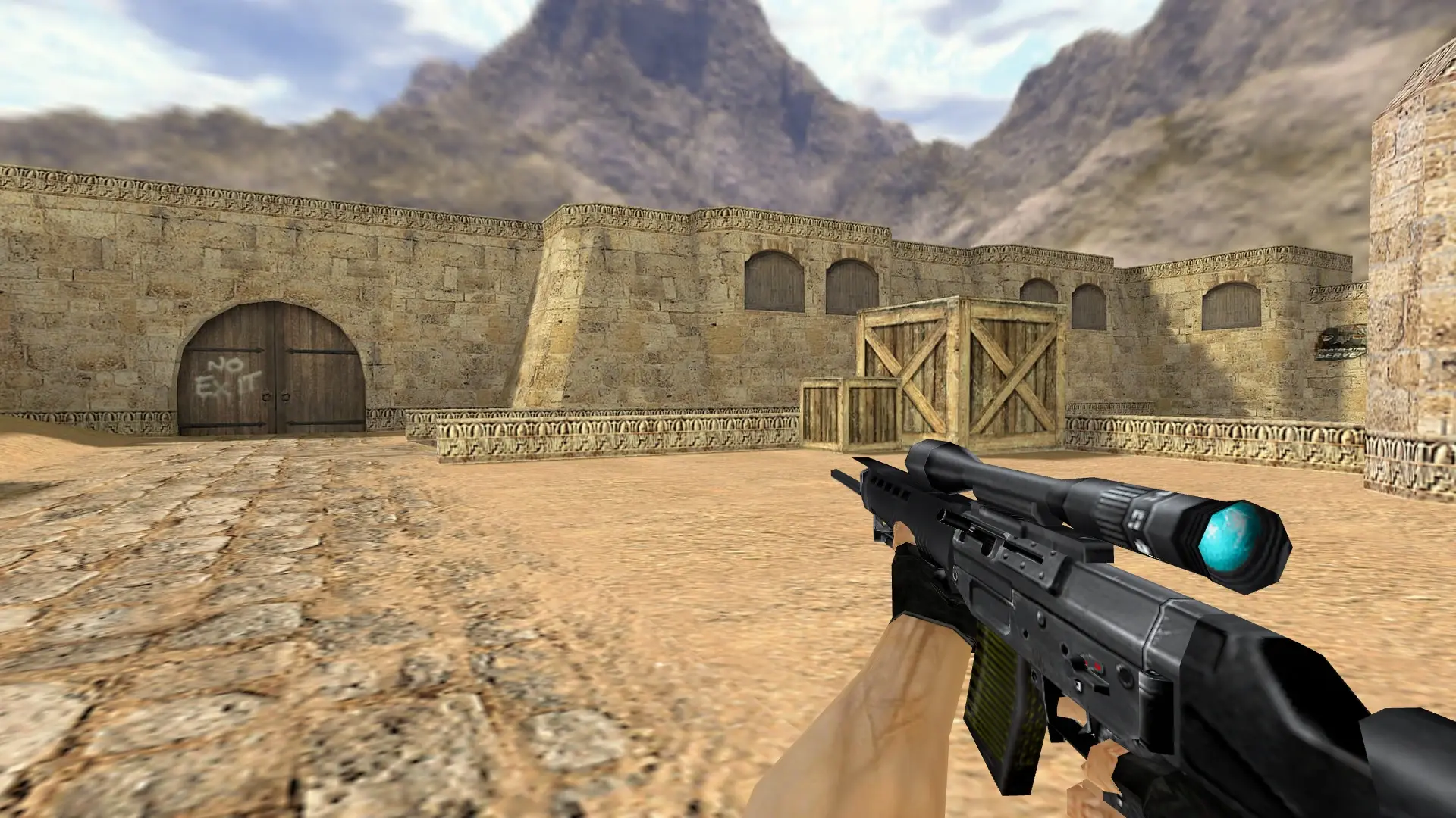 SG 550: HLTV Weapon Models — de_dust2 (first person)