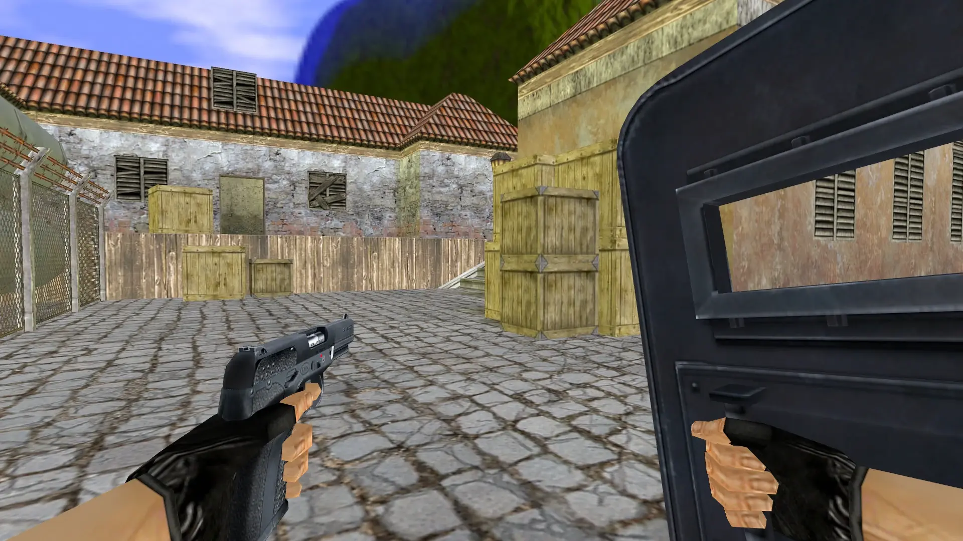 Tactical Shield: HLTV Weapon Models — de_inferno (first person)