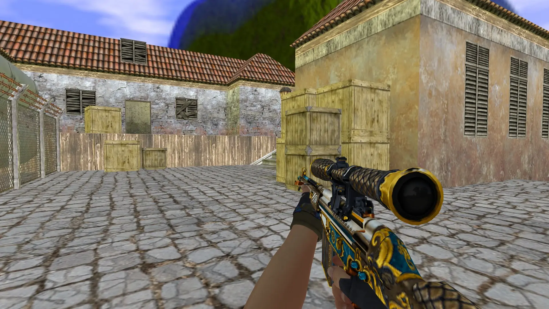 G3SG1: Hydra Gloves Case Hardened Pack — de_inferno (first person)