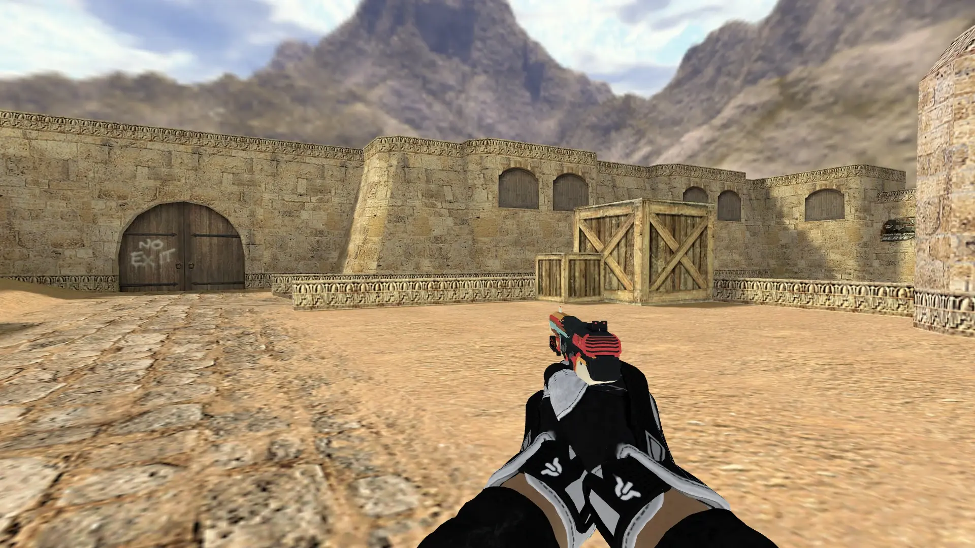 Five-SeveN — Batureis Sport Gloves Pack — de_dust2 (first person)