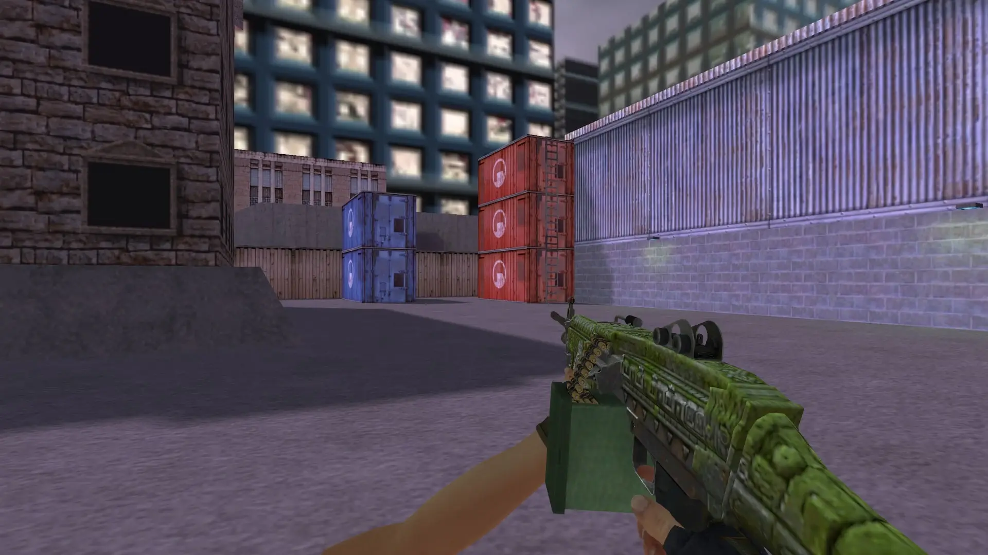 M249: Hydra Gloves Case Hardened Pack — cs_assault (first person)
