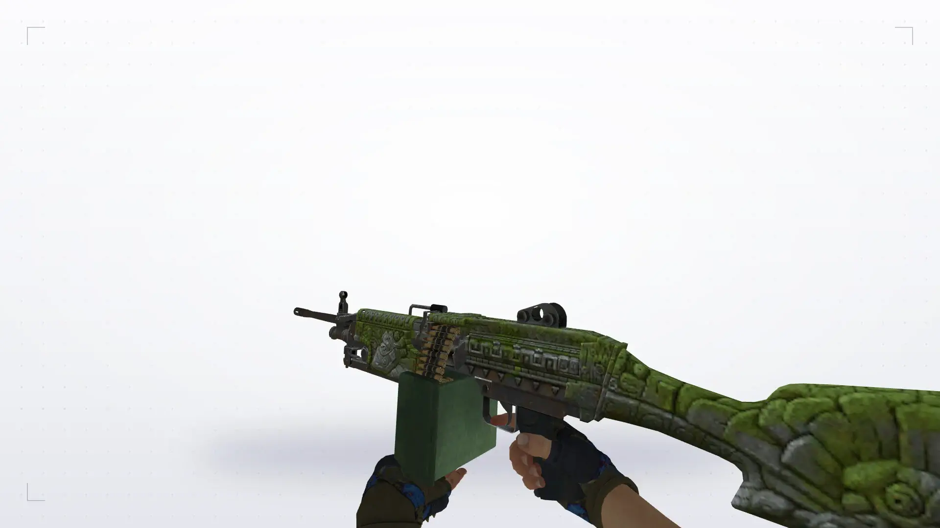 M249: Hydra Gloves Case Hardened Pack — first person