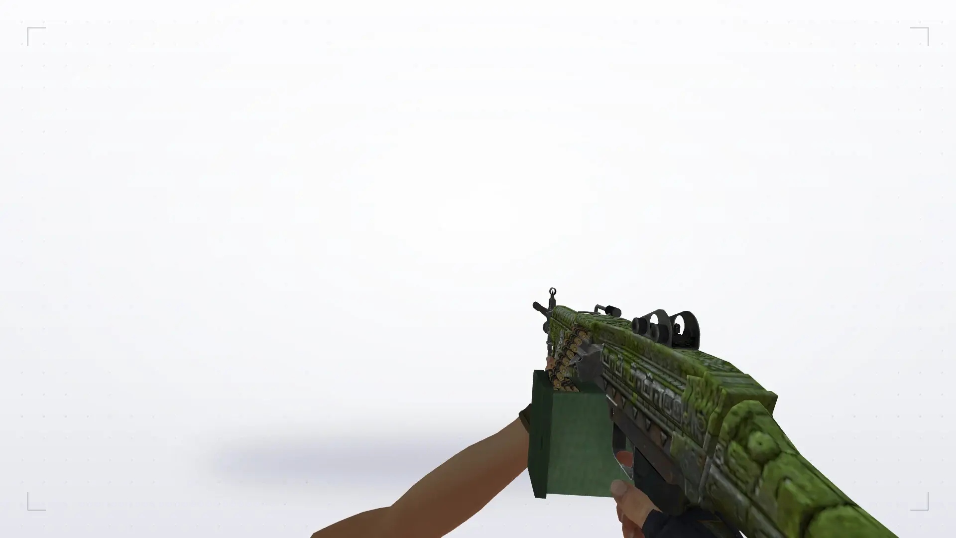 M249: Hydra Gloves Case Hardened Pack — first person