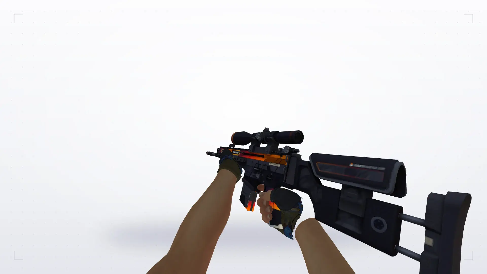 SG 550: Hydra Gloves Case Hardened Pack — first person