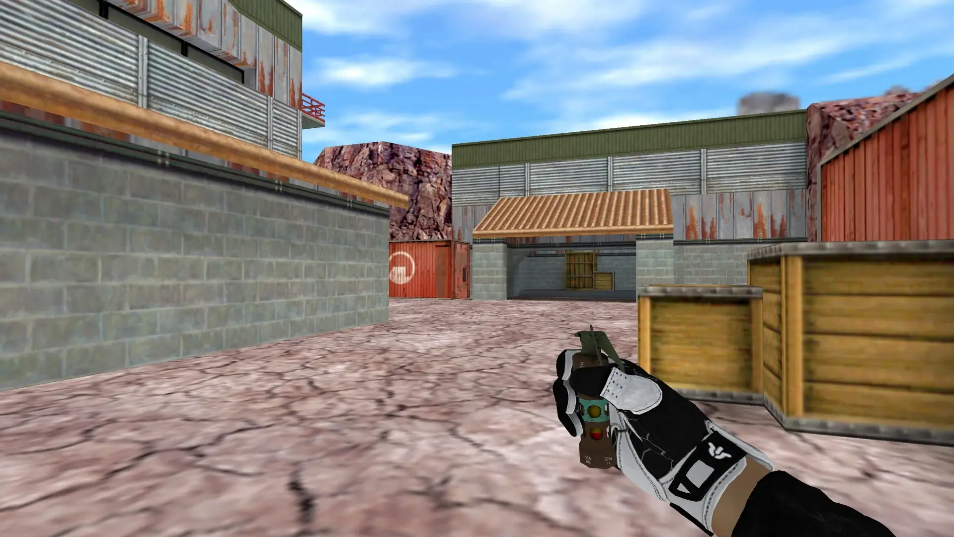 Flashbang — Batureis Sport Gloves Pack — de_nuke (first person)