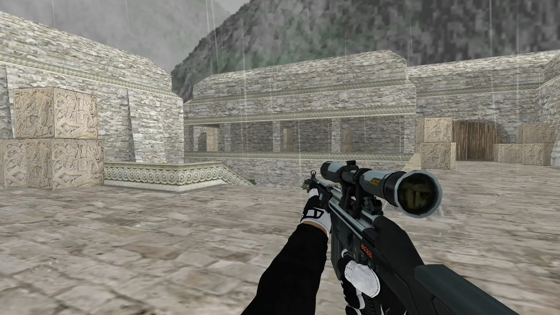 G3SG1 — Batureis Sport Gloves Pack — de_aztec (first person)