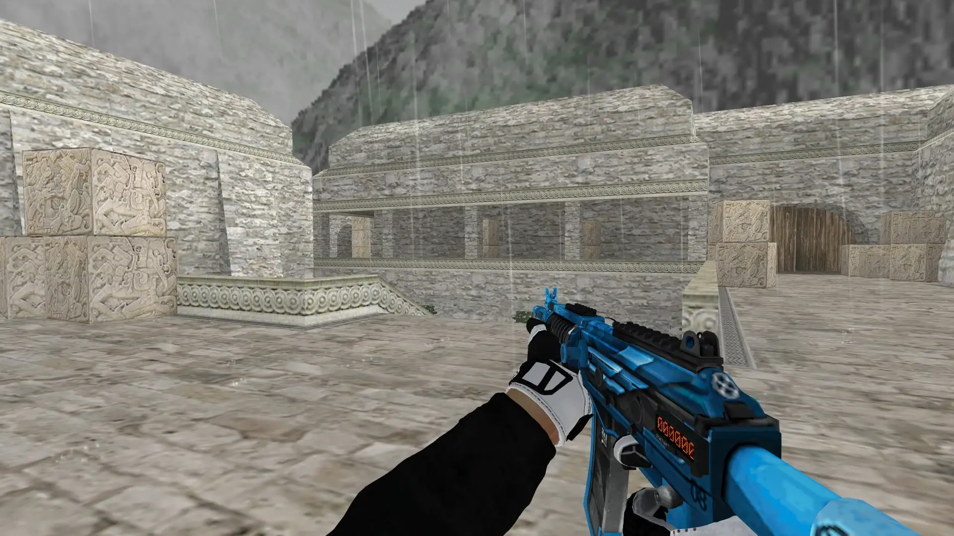 Galil AR — Batureis Sport Gloves Pack — de_aztec (first person)