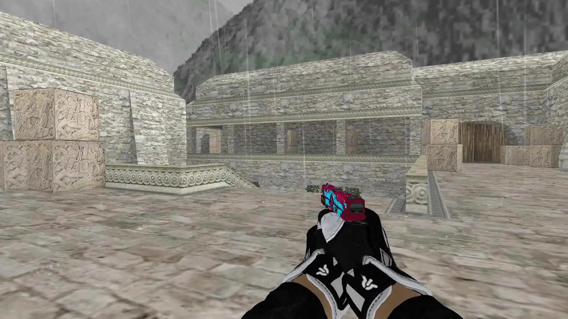 Glock-18 — Batureis Sport Gloves Pack — de_aztec (first person)