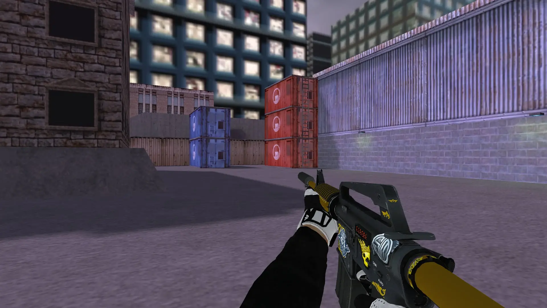 M4A1 — Batureis Sport Gloves Pack — cs_assault (first person)