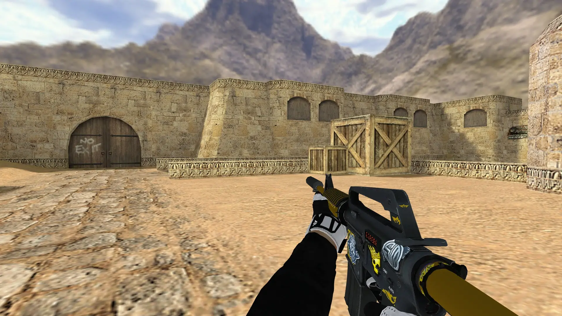 M4A1 — Batureis Sport Gloves Pack — de_dust2 (first person)