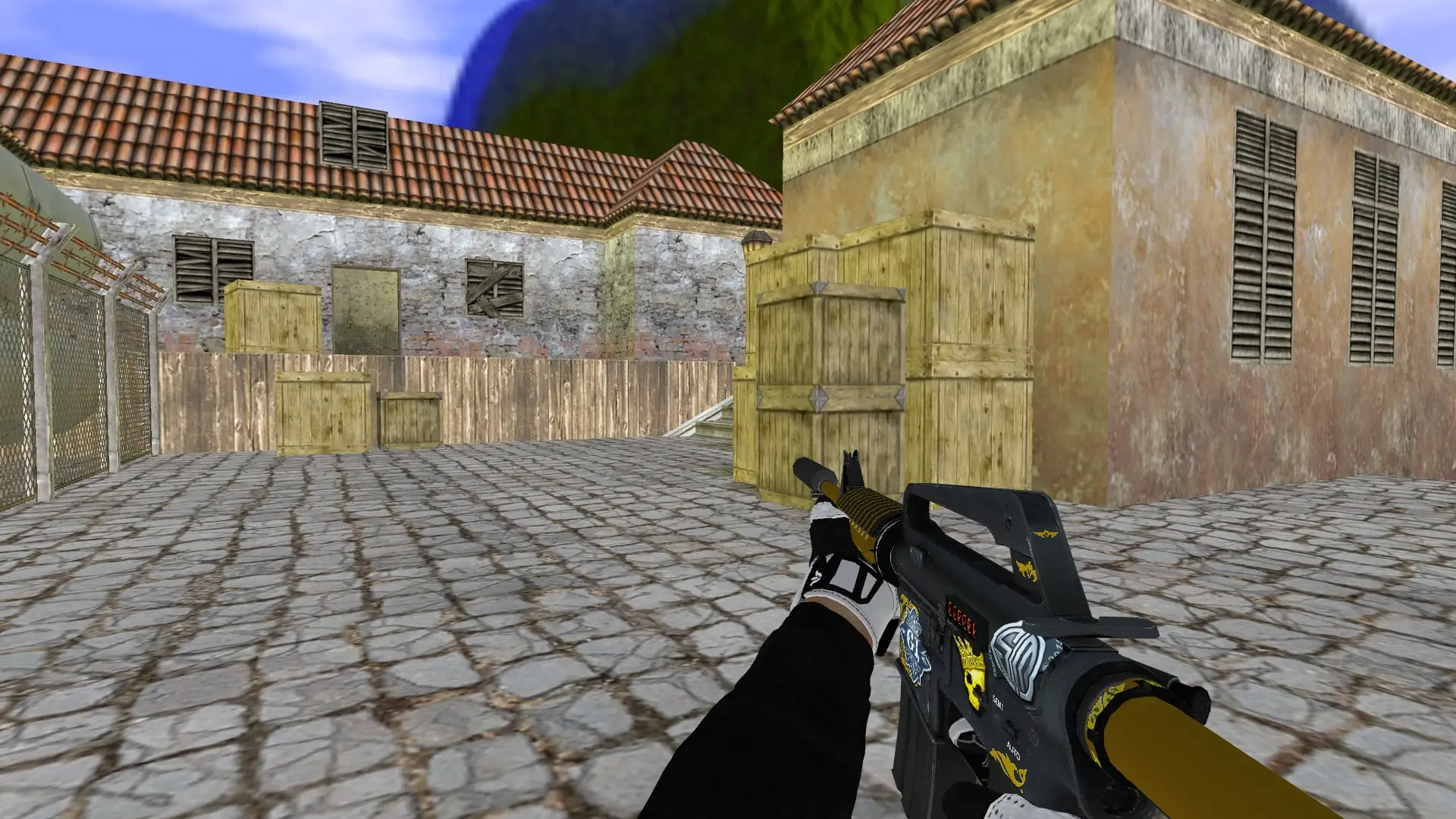 M4A1 — Batureis Sport Gloves Pack — de_inferno (first person)