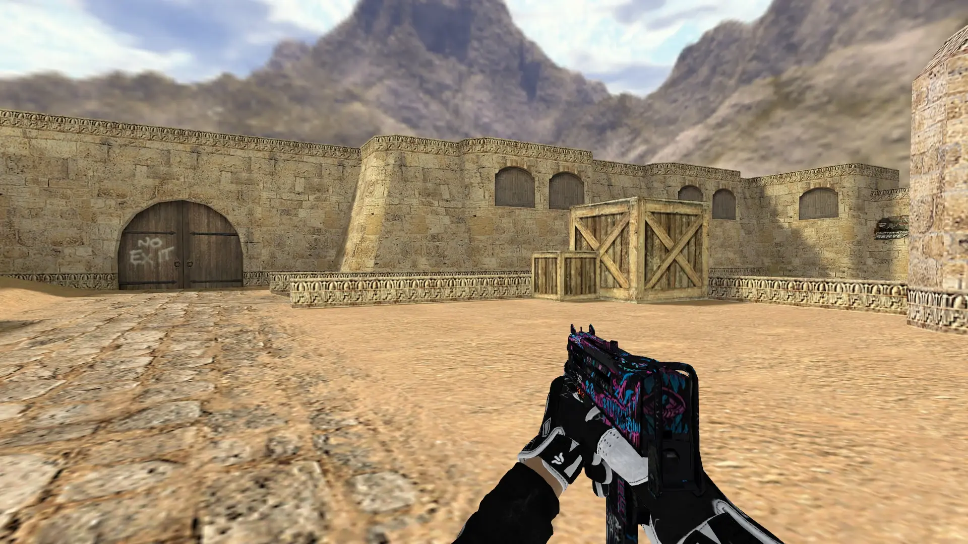 MAC-10 — Batureis Sport Gloves Pack — de_dust2 (first person)